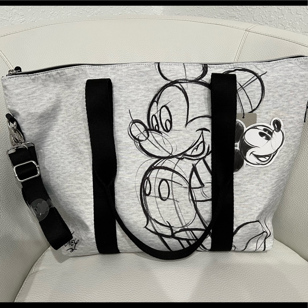 Primark Gray Mickey Mouse Tote Bag